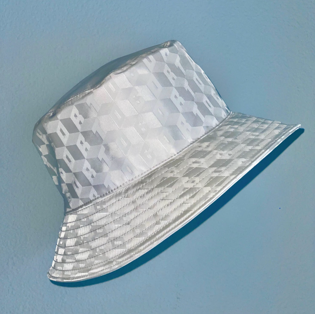 BUCKET HAT MONOGRAM BLANC