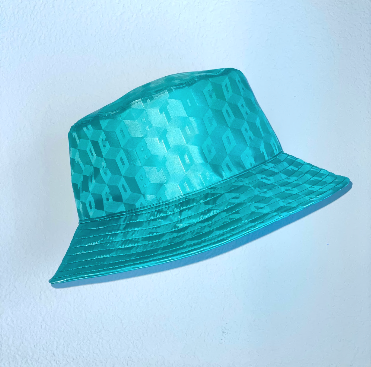 BUCKET MONOGRAM TURQUOISE