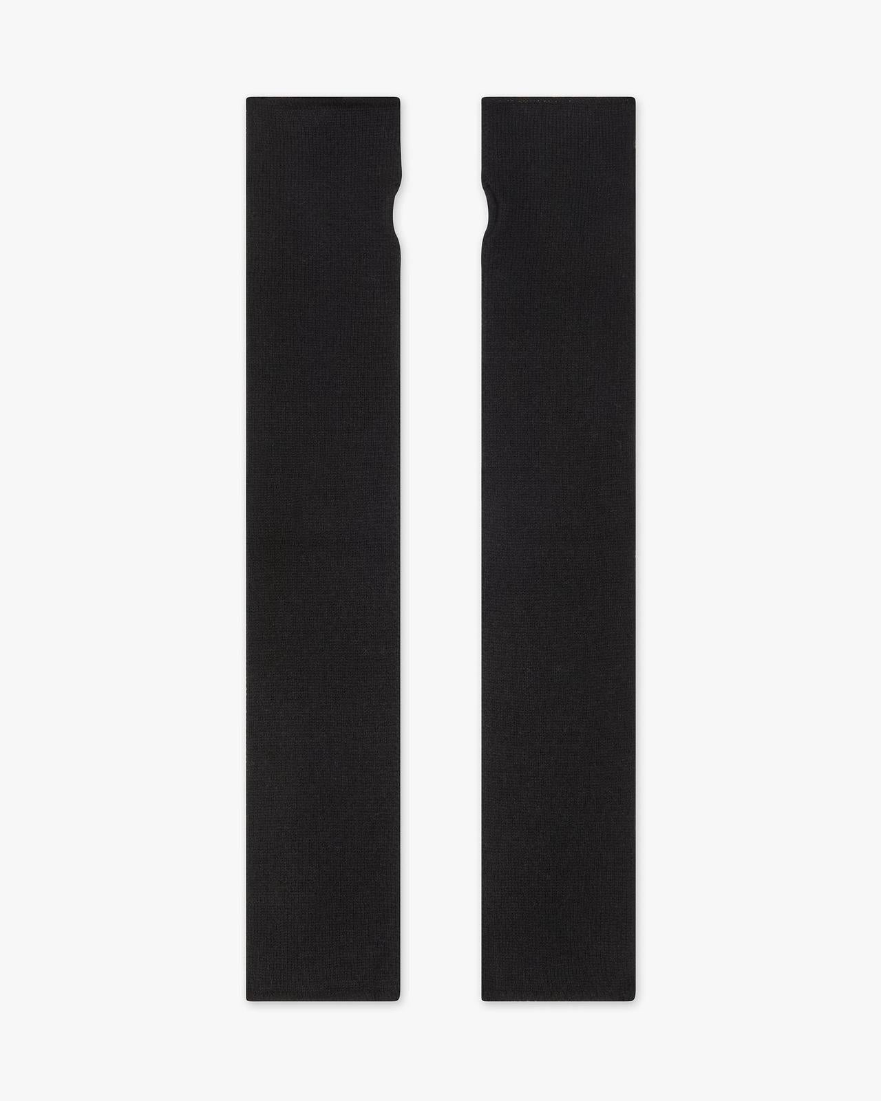 CORTO ARM SLEEVES CASHMERE BLACK