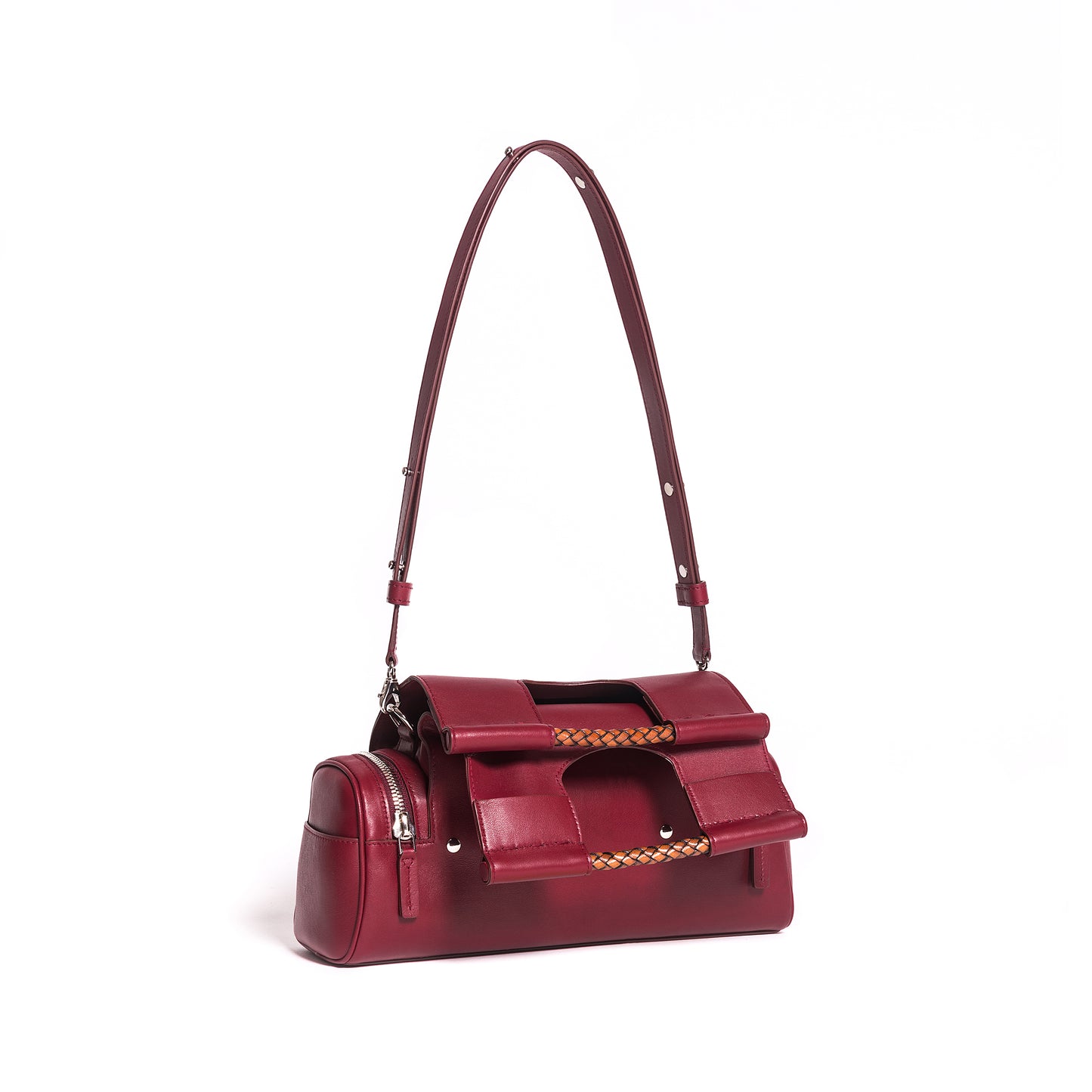 PRISCILLA MEDIUM VITELLO BURGUNDY