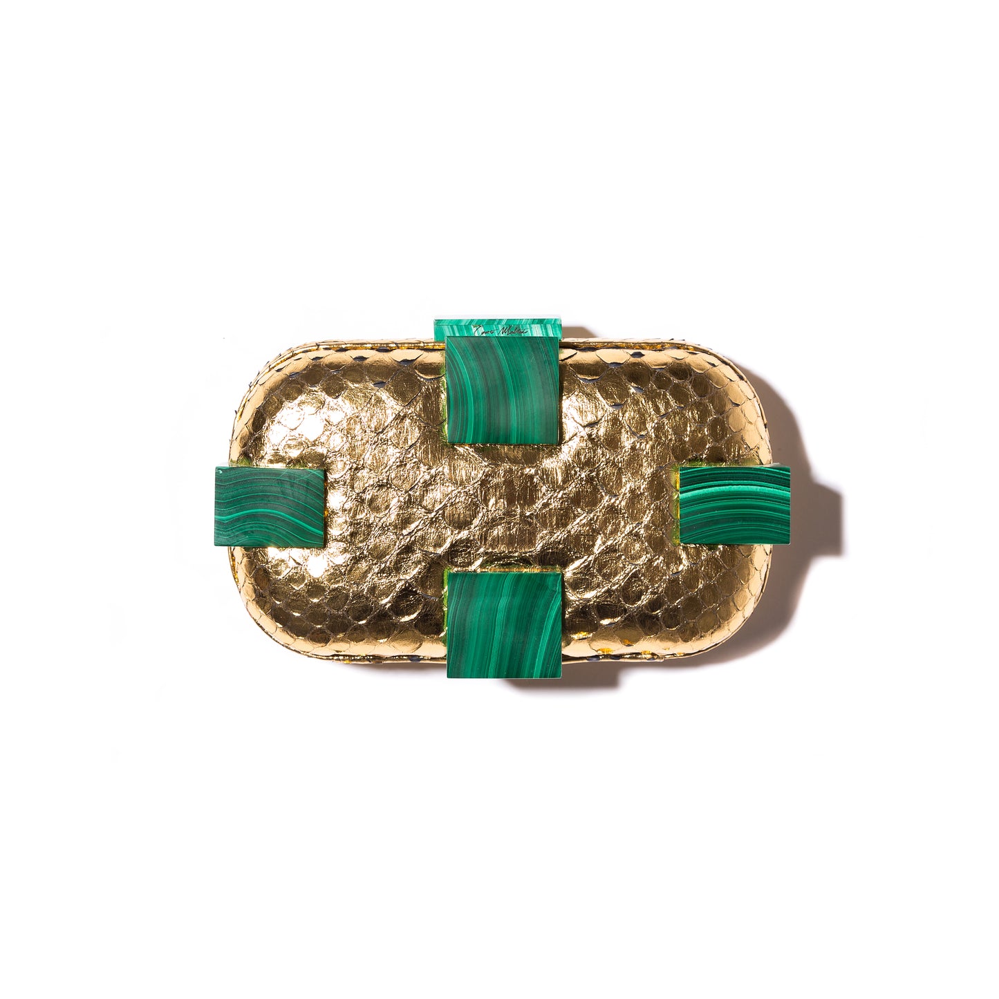 SUSAN SHOCK GOLD/MALACHITE