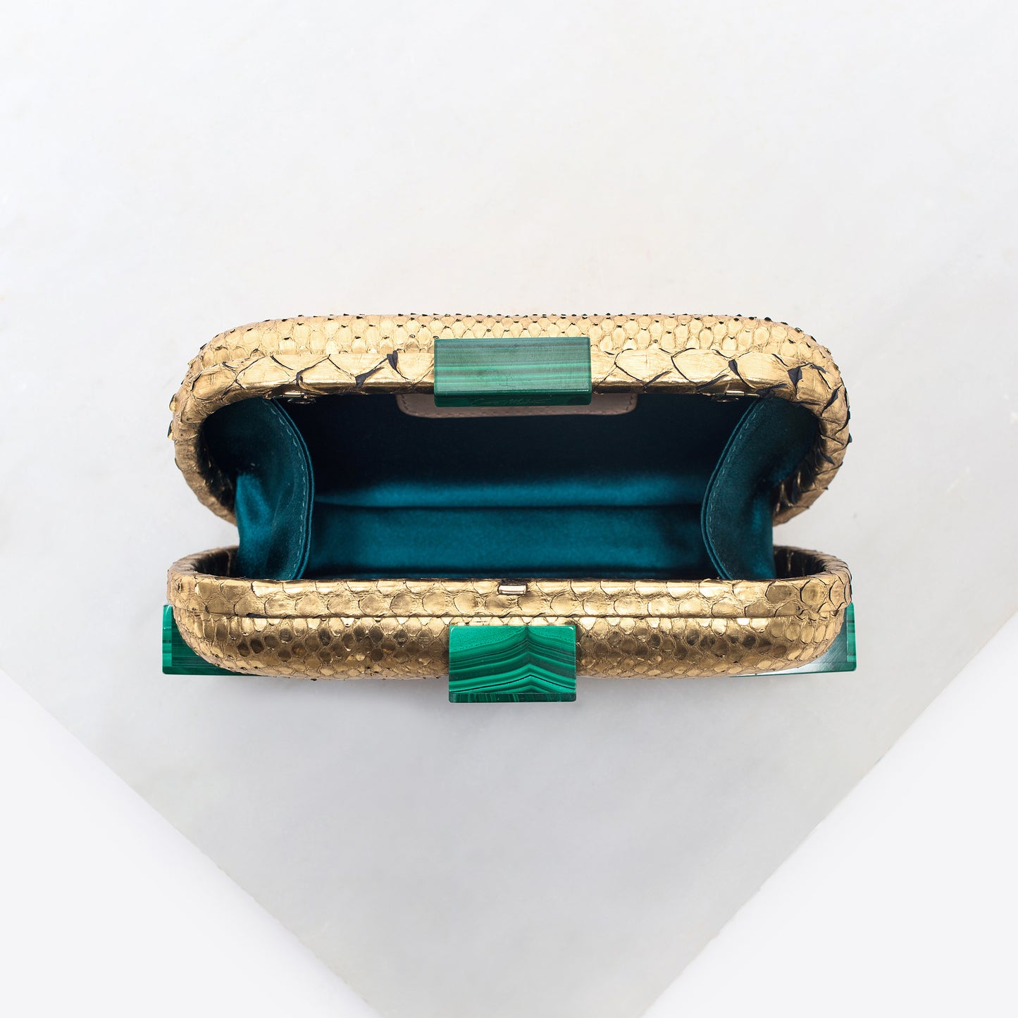 SUSAN SHOCK GOLD/MALACHITE