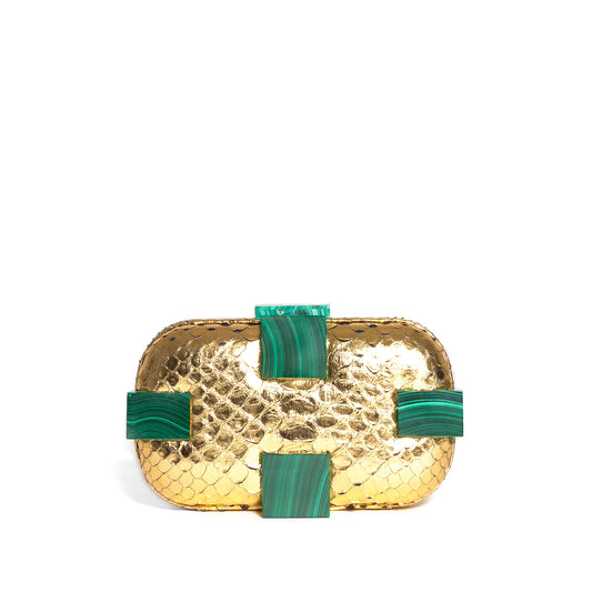 SUSAN SHOCK GOLD/MALACHITE