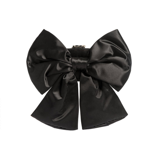 SUSAN MASSIVE BOW BLACK