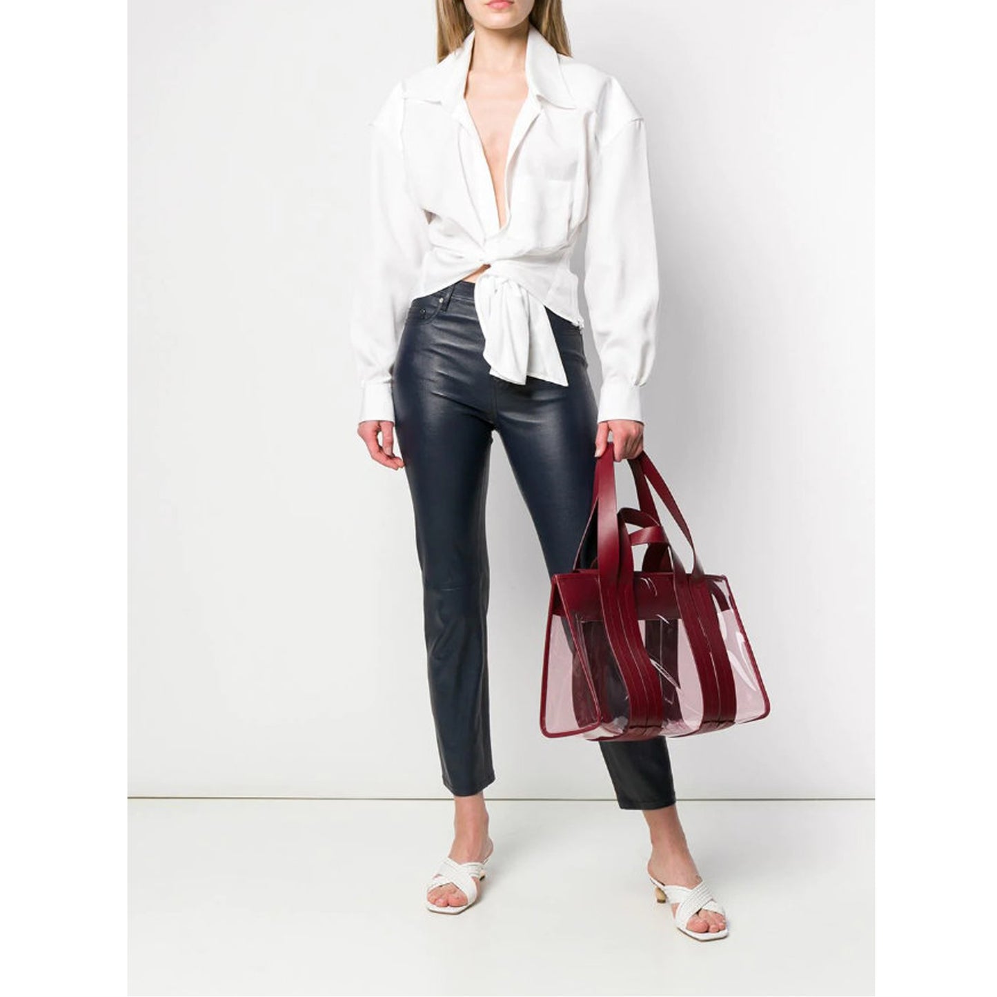 COSTANZA SAINTHONOREPVCピンク/バーガンディ