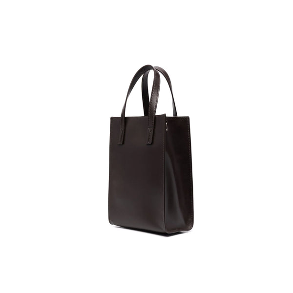 shopper tote medium classic luxor/vit chocolate/corto navy