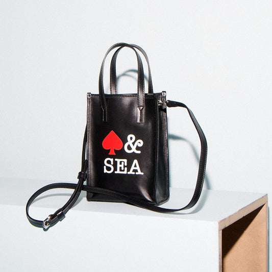 SHOPPER TOTE MEDIUM BLACK X WIND AND SEA