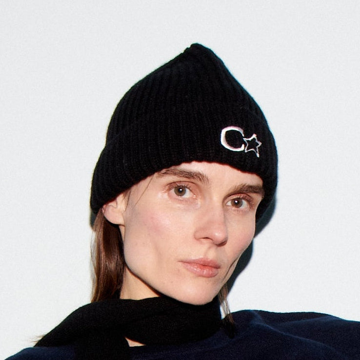 CORTO MOLTEDO x WDS CASHMERE BEANIE BLACK