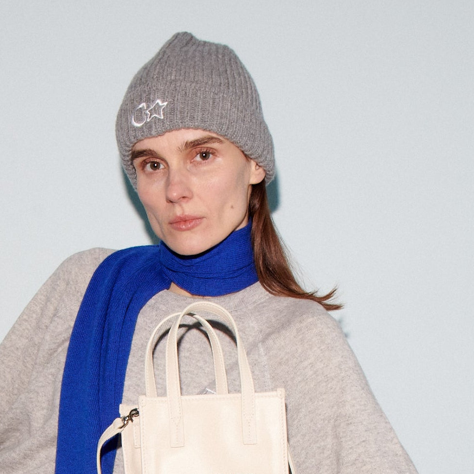 CORTO MOLTEDO x WDS CASHMERE BEANIE GREY