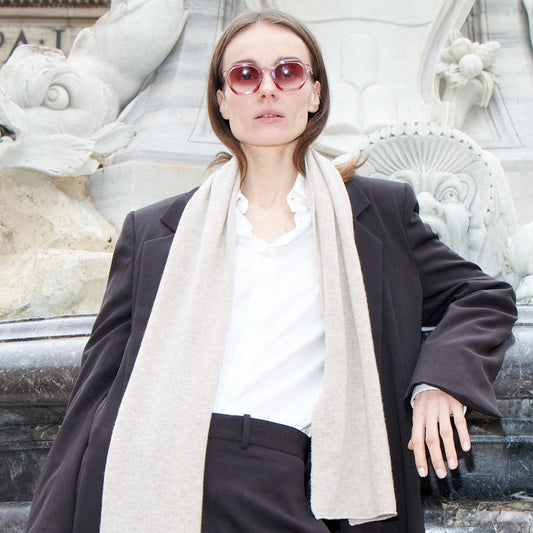 CORTO SCARF CASHMERE CREAM