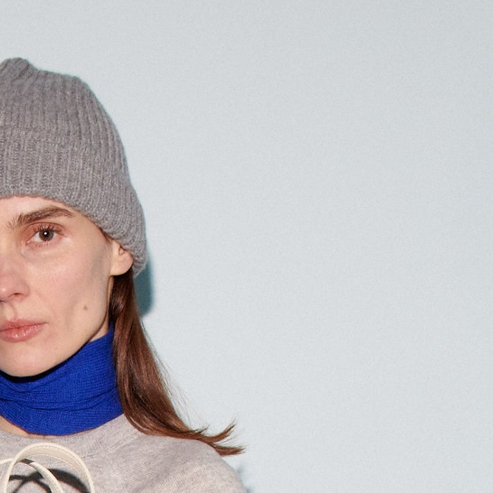 CORTO BEANIE HAT CASHMERE GREY