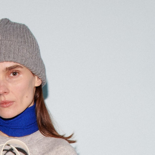 CORTO BEANIE HAT CASHMERE GREY