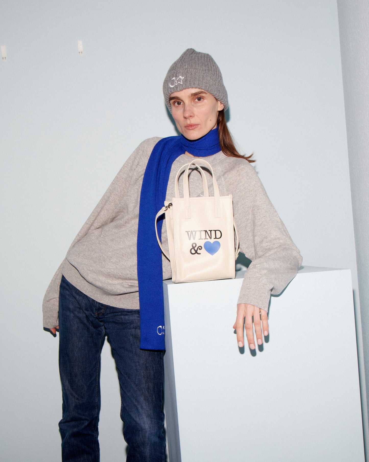 CORTO MOLTEDO x WDS TOTE MEDIUM CREAM