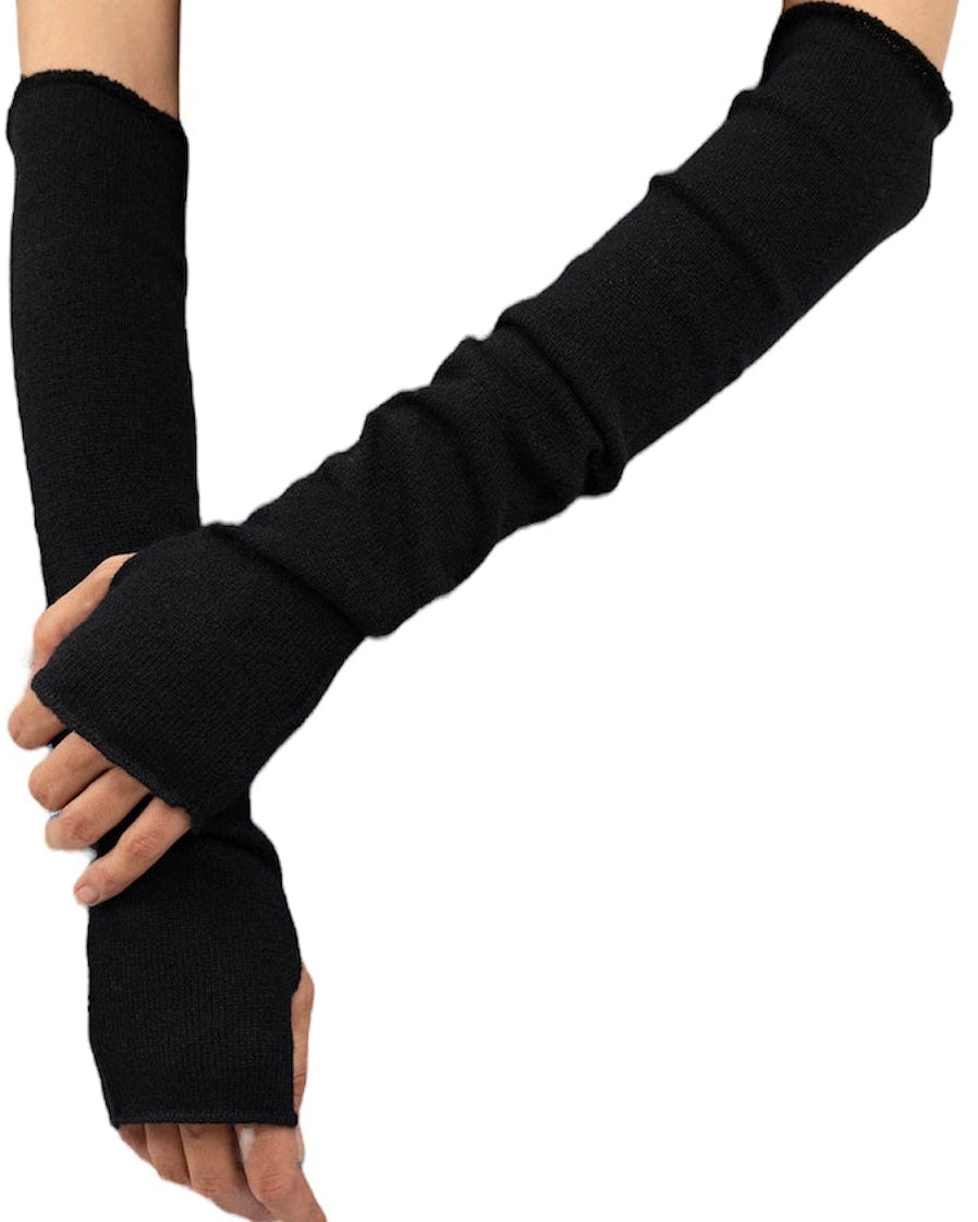 CORTO ARM SLEEVES CASHMERE BLACK