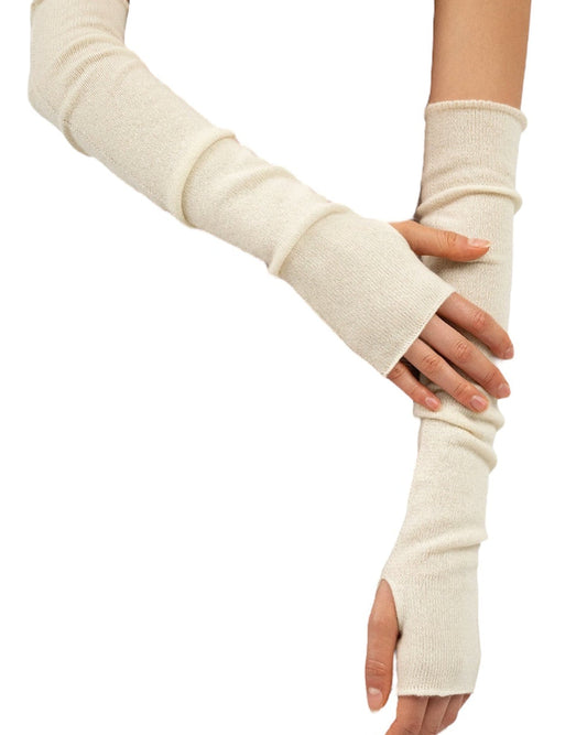 CORTO ARM SLEEVES CASHMERE CREAM