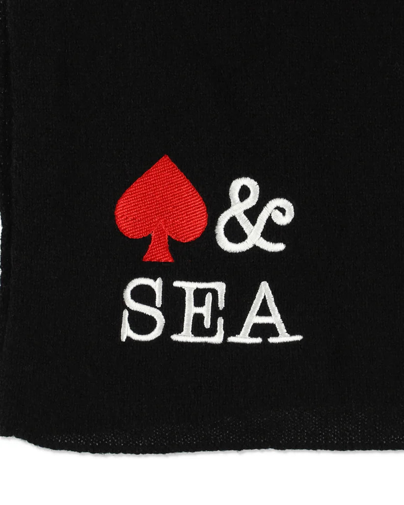 CORTO MOLTEDO x WDS CASHMERE SCARF BLACK