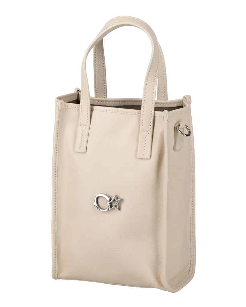 CORTO MOLTEDO x WDS TOTE MEDIUM CREAM