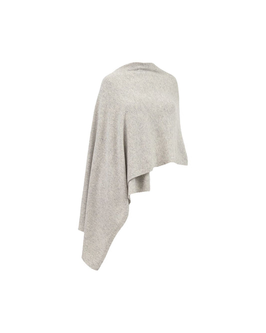 CORTO MAXI STOLE CASHEMRE LIGHT GREY