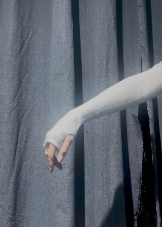 CORTO ARM SLEEVES CASHMERE CREAM