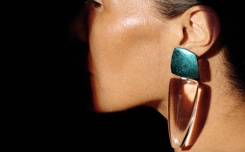 MONIES JOA EARRING BLUE