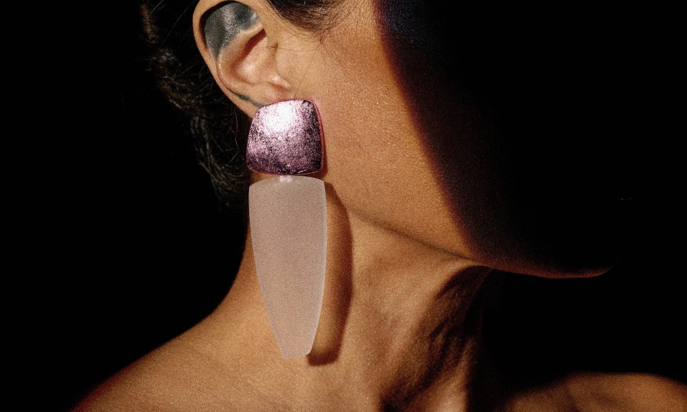 MONIES JOA EARRING PINK