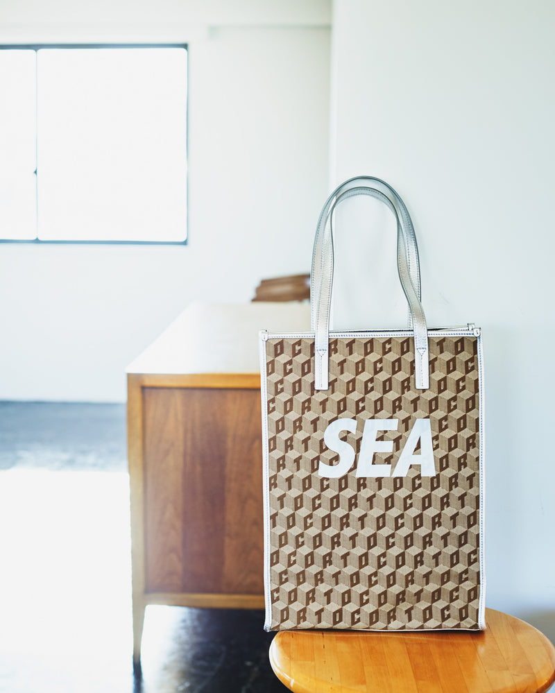 SHOPPER TOTE CORTO X WINDANDSEA / SILVER