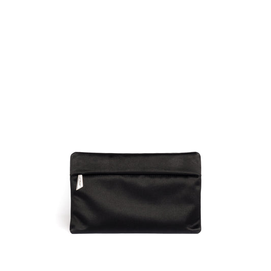 SYBIL POCHETTE SATIN BLACK