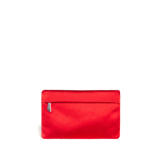 SYBIL POCHETTE SATIN RED LIPSTICK