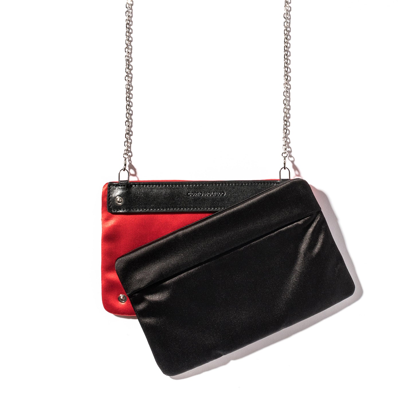 SYBIL POCHETTE SATIN RED LIPSTICK