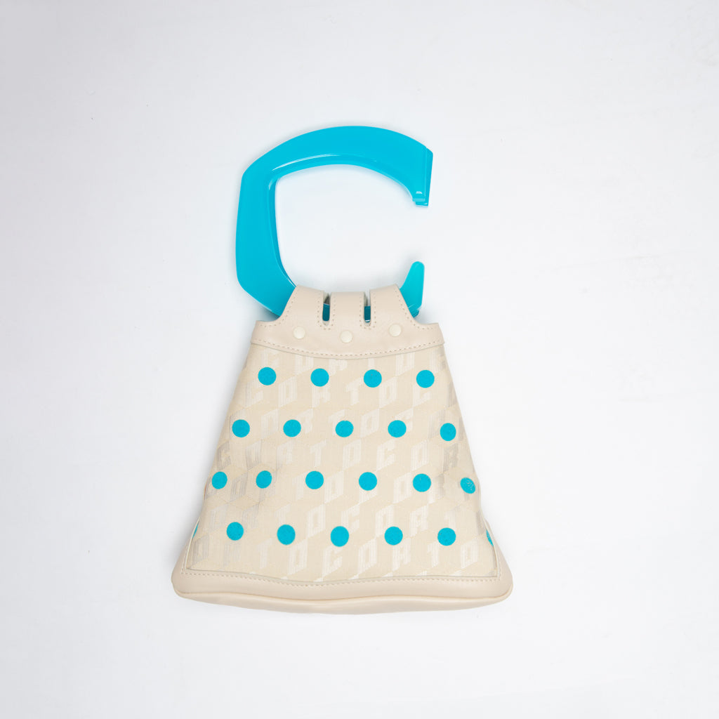 C EVENING BAG POLKA DOTS