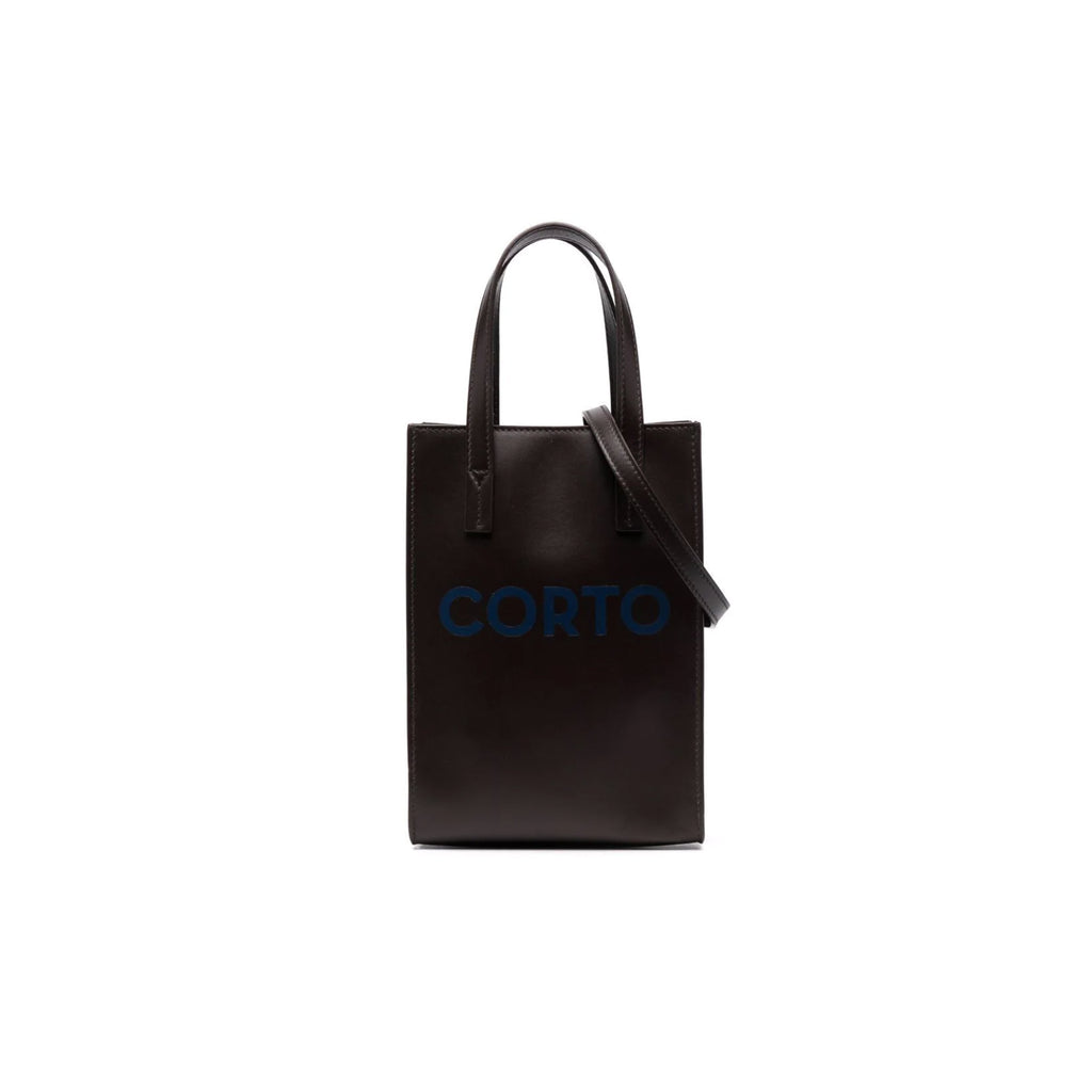 shopper tote medium/vit choco/corto navy